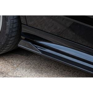 Pièces automobiles Kit carrosserie Kit aérodynamique W205 <span class=keywords><strong>AMG</strong></span> <span class=keywords><strong>C63</strong></span> C63s Jupes latérales en fibre de carbone pour Mercedes Benz Jupes latérales Carbone sec 2015-2021 - Product Image 4