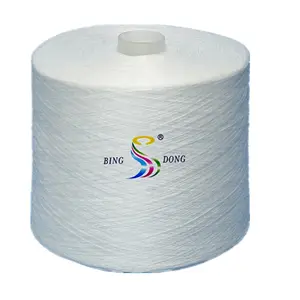 China Factory Direct Sale 20/2 30/2 40/2 42/2 62/2 50/2 Etc Bright Or Semi-Dull Ring Spun Tfo 100% Polyester Spun Yarn