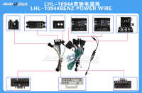 Pemutar Multimedia Radio mobil 2 Din Android, Aksesori Universal kabel colokan konektor adaptor kawat Untuk BENZ