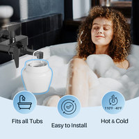 Nouvel arrivage : Filtre de douche 7 étapes en plastique à charbon actif, élimination du chlore, parfumé pour la santé de la peau, installation facile