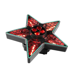 FEIYUEYUE DMX Rotate Star, Luz Matricial LED RGBW de 4x10W + 2x5W Ámbar con Efecto Estroboscópico, Control DMX512, Estroboscopio de 1-20Hz para Club/Fiesta/<span class=keywords><strong>Discoteca</strong></span> - Product Image 4
