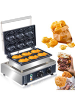 Populaire Coréen Street Food Merde Snack Pain 220/110v Bouche Ouverte Taiyaki Machine Crème Glacée 6pcs Poisson Gaufrier Machine Avec Ce