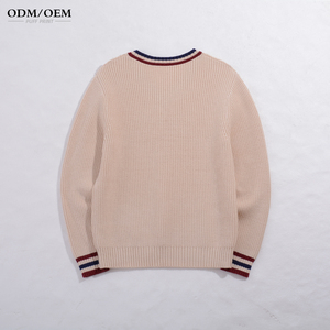 Suéter Personalizado con Logotipo OEM y ODM para Hombre, Cuello en V, Tejido de Punto, Manga Larga, Suéteres de Moda, Jerseys de Invierno - Product Image 2