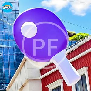 Raquettes de ping-pong gonflables sur mesure <span class=keywords><strong>Raquette</strong></span> de tennis gonflable professionnelle Ballon de sport gonflable pour la publicité - Product Image 3