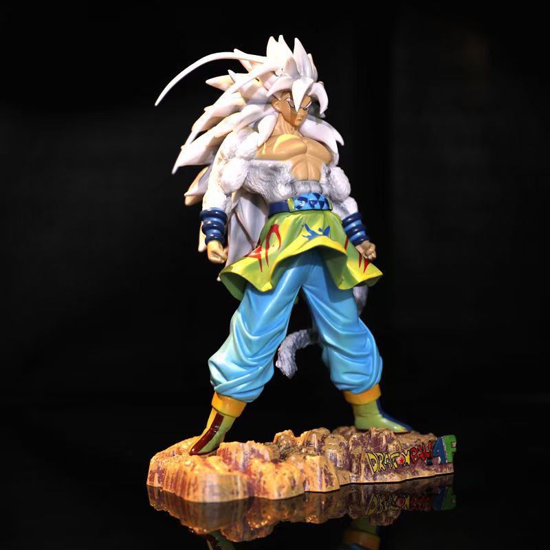 24cm悟空白髪アクションフィギュア超サイヤ人PVCフィギュア