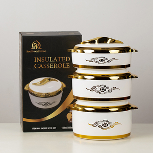 1.5 + 2 + 2.5L 3 cái/bộ Nhiệt Hộp Ăn Trưa Xách Tay Dã Ngoại Thực Phẩm Lưu Trữ Container Nhựa Thép Không Gỉ Bát Canh Với Xử Lý - Product Image 6