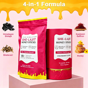 Barra de Shilajit del Himalaya para Mujeres, Marca Privada, con Mezcla de Miel <span class=keywords><strong>Luca</strong></span> y Azafrán, Líquido Oral, Certificado Halal para Apoyo a la Vitalidad - Product Image 3
