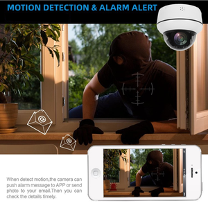 Seeaseasy NVR 5MP PTZ dome <span class=keywords><strong>camera</strong></span> 4 x <span class=keywords><strong>Zoom</strong></span> quang học Vandal Proof mạng Máy ảnh PoE cung cấp điện Pan Tilt <span class=keywords><strong>Zoom</strong></span> giám sát trong nhà - Product Image 6