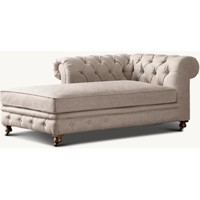 Luxuriöses Chesterfield Ecksofa-Set Wohnzimmermöbel Gepolstert mit Stoff oder Echtleder