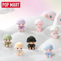 POP MART DIMOO Journal of New Life Series - Pendentif en vinyle et peluche, jouets tendance en boîte mystère, figurine d'action surprise