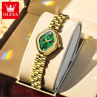 Montre à quartz pour femme Olves 5666 - Sweet Shine Fashion, étanche, lumineuse, affichage de la date