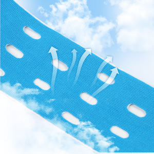 Bande élastique en coton, ruban <span class=keywords><strong>de</strong></span> <span class=keywords><strong>kinésiologie</strong></span> respirant et perforé, ruban musculaire protecteur, ruban thérapeutique multicolore pour le sport - Product Image 3