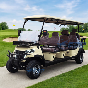 Carro de golf eléctrico de 2, 4, 6 u 8 asientos, de metal, acero y plástico, para caza, club o buggy, ¡gran oferta de fábrica! - Product Image 1