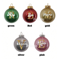 Ornements de Noël personnalisés avec votre nom et logo, motif imprimé, décorations de pendentifs pour arbre de Noël, festival du Nouvel An