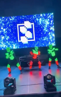 Combinaison de danse programmable à LED RGB pour toute la silhouette, avec masque LED, DMX512, pour spectacle de groupe sur scène