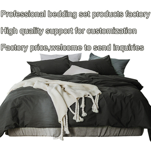 Copripiumino in cotone di lusso <span class=keywords><strong>set</strong></span> federa lenzuola copripiumino cotone <span class=keywords><strong>set</strong></span> biancheria da letto 100% <span class=keywords><strong>set</strong></span> biancheria da letto in cotone - Product Image 3