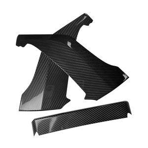 Cadre décoratif de base de console centrale en fibre de carbone véritable pour Land Rover Defender 2020-2024, accessoires intérieurs - Product Image 5