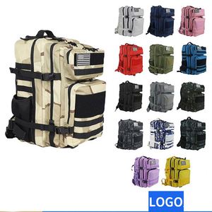 Sac à dos tactique personnalisé, vente chaude, 45L, imperméable, camouflage Oxford, extérieur, camping, randonnée - Product Image 3