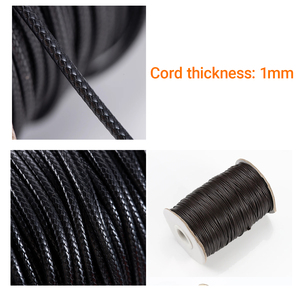 Cordón de poliéster encerado de 1mm, cuerda encerada, cordón de cuentas enceradas para pulsera, collar, joyería, manualidades Diy, suministros de macramé - Product Image 2