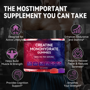 ACORN Bonbons à la créatine <span class=keywords><strong>monohydrate</strong></span> sans sucre Complément alimentaire pour entraînement et nutrition sportive Gommes à la créatine - Product Image 2