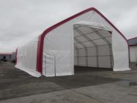 Abris fabriqués par entrepôt provisoire en acier industriel de tente de stockage de GS 40x60 pour la solution efficace de stockage