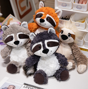 Animales de mapache de cola grande bonitos de alta calidad, juguete de peluche, amigo del bosque, muñeco de mapache pequeño, fabricante directo de animales de cola de suministro - Product Image 3