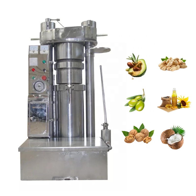 Hydraulic Sesame Oil Press Machine Walnut Almond Macadamia Nut Cocoa Avocado Coconut Olive Hydraulic Cold Oil Press