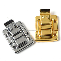Loquet à bascule doré en aluminium, très vendu, pour coffre, boîte, valise, outil, serrure de placard