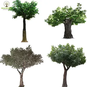 Árbol de plantas al aire libre, árbol de oliva artificial