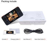 Konsol Genggam RG350P Pemutar Video HD 64Bit IPS 3.5" AV Kabel MD Colokan US/EU/UK Unduhan Gratis SFC/GB/GBC FC 16GB 6000+ Built-In