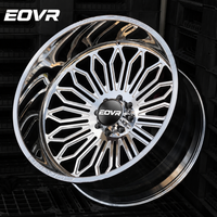 Rines Forjados EVOR OEM, Diseño Cóncavo, para Todoterreno, Aleación, Dually, 22, 24, 26, 28, 30 Pulgadas, para Ford GTR, Toyota, Dodge H2, GMC 8x6.5