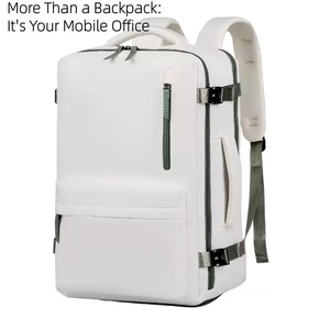 Sac à dos pour ordinateur portable en nylon personnalisé de 46 L, fermeture éclair, imperméable, compartiment anti-chaussures pour les étudiants américains, voyages scolaires, mode - Product Image 4