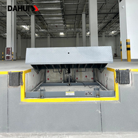 Plateforme de chargement robuste CE EN1398, capacité de 10 tonnes, niveleur de quai hydraulique stationnaire avec rebord articulé