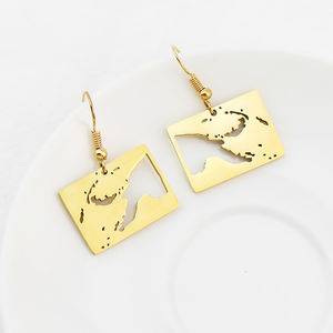 Pendientes Colgantes Y2K <span class=keywords><strong>de</strong></span> Papúa Nueva Guinea, Joyería <span class=keywords><strong>de</strong></span> Acero Inoxidable para Hombres y Mujeres, Amuletos para el Día <span class=keywords><strong>de</strong></span> San Valentín, Pendientes Unisex - Product Image 3