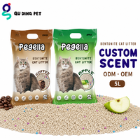 Sable sanitaire pour chats en argile, qualité export, désodorisant en billes mini, agglomération rapide, 10L, haute absorption, longue durée, facile à ramasser