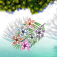 Meilleure Vente : Décoration Capillaire Hawaïenne en Mousse pour Femme, Thème Plage Insulaire, Fleur de Frangipanier, Hibiscus, Tiaré, 9cm