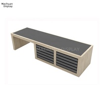 Großhandel Metallrahmen Push Pull Keramik fliesen Schubladen Vitrine Granit Stein Marmor Probe Schublade Fliesen Display für den Laden