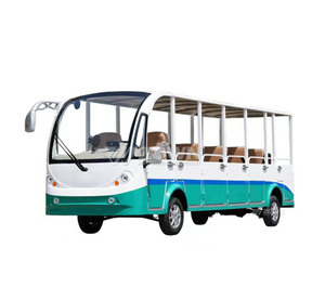 Autobús eléctrico cerrado de bajo ruido con certificación CE y sistema de aire acondicionado para atracciones turísticas - Product Image 2