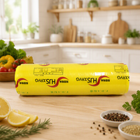 Film alimentaire PVC 8mic de haute qualité, 50 cm, anti-humidité, usage domestique, rouleau jumbo, film étirable en plastique de qualité alimentaire