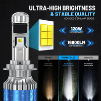 HYNBYZJ OEM H4 Ampoule Projecteur Phare De Voiture Auto Lampe 5202 H15 Csp Voiture Led Laser Phare Canbus avec Projecteur Mini Lentille led