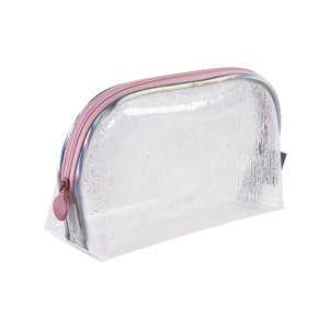 Pochette de maquillage mini tendance personnalisée avec paillettes, sac à cosmétiques demi-rond à paillettes, pochette de beauté de luxe - Product Image 3