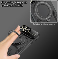 2023 nouvelle coque de téléphone grande fenêtre pour Oppo A98 5G RENO 10 10 PRO PLUS A78 5G anneau en métal charge téléphone Cocer fundas pour Realme N53