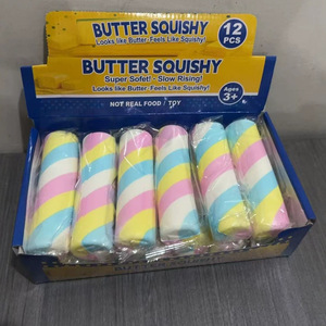 Round Individually Wrapped Butter Stick Slow Rebound Squishy Fake Milk Stick Squishy <b>Stress</b> <b>Relief</b> <b>Toy</b> Holiday Small Gift - Product Image 4