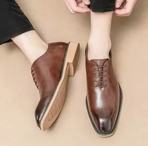 Nuevos Zapatos de Negocios Británicos 2026 para Hombre, Zapatos Casuales de Vestir Otoñales a la Moda, Zapatos Artesanales para Hombre - Product Image 3