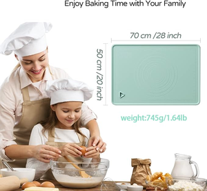 Customized Logo Food Grade <b>Silicone</b> Rectangle Baking <b>Mat</b> OEM ODM Reusable Non Stick Pastry <b>Mat</b> Wholesale - Product Image 2