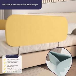 Barrera de Seguridad Metálica para Cama, sin Instalación, Anti-Caídas para Bebés, Protectora, Portátil, Plegable, de Viaje, con 1.8 <span class=keywords><strong>m</strong></span> - Product Image 2