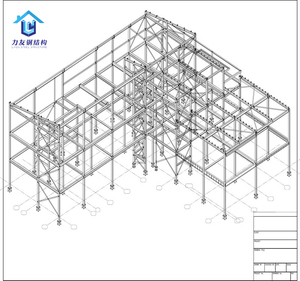 โกดังและโรงงานโครงสร้างเหล็กสมัยใหม่ ประกอบง่าย ราคาประหยัด โดย <span class=keywords><strong>Tekla</strong></span> 3D Design - Product Image 2