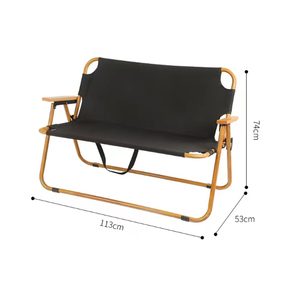 Silla Plegable Portátil de Aleación de Aluminio WOQI para Exteriores, Silla Doble Desmontable para Camping y Ocio - Product Image 2