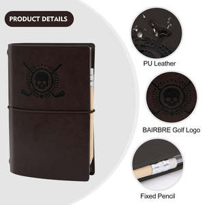 Nouveau design : carnet de scores de golf, porte-carte de scores de golf en cuir, porte-carte de scores de golf - Product Image 3