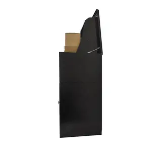 屋外自立型金属ポストボックスパッケージ配送ボックス取り外し可能な小包ドロップボックス